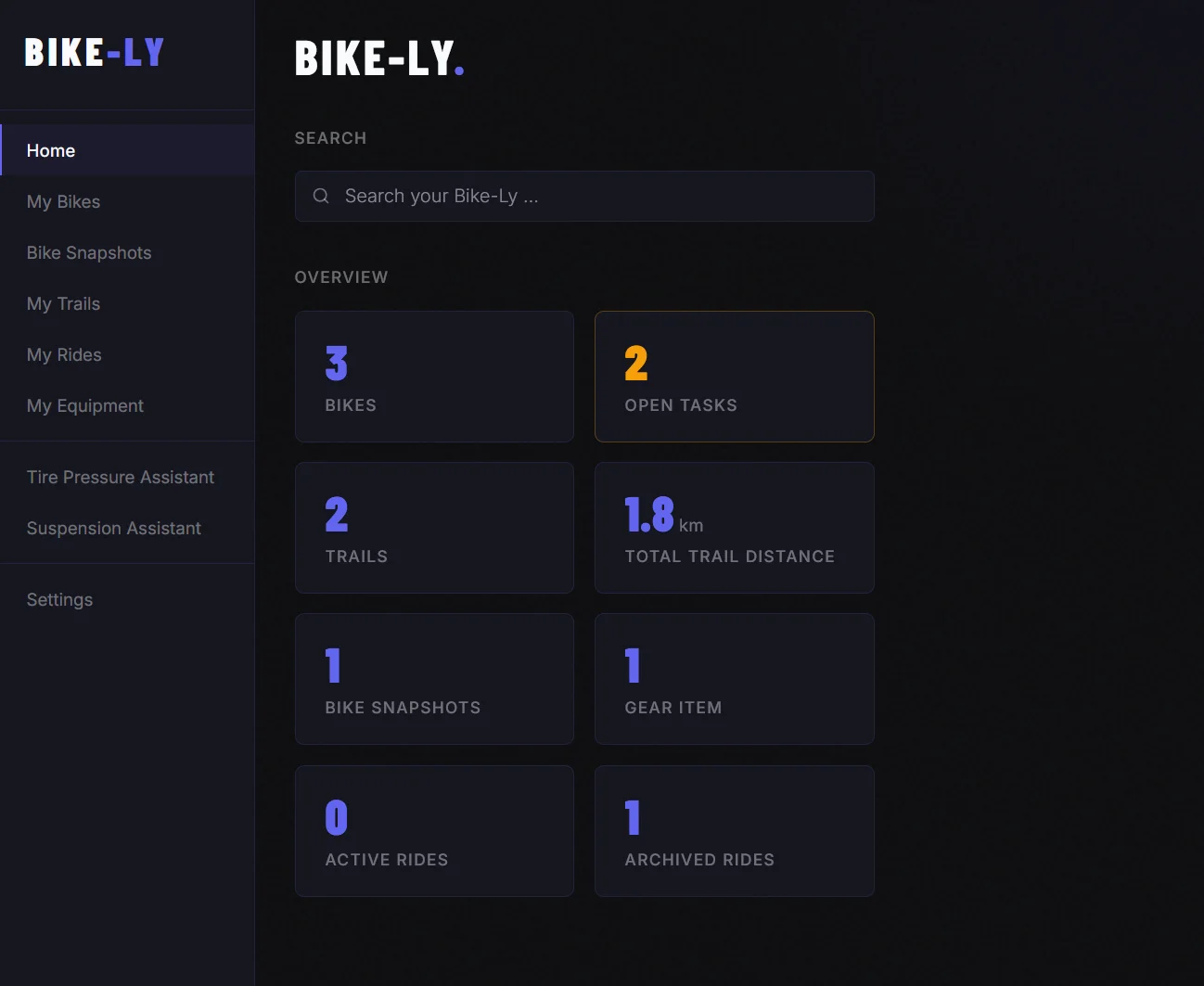 Rytracks App – Suspension settings for fork and rear shock