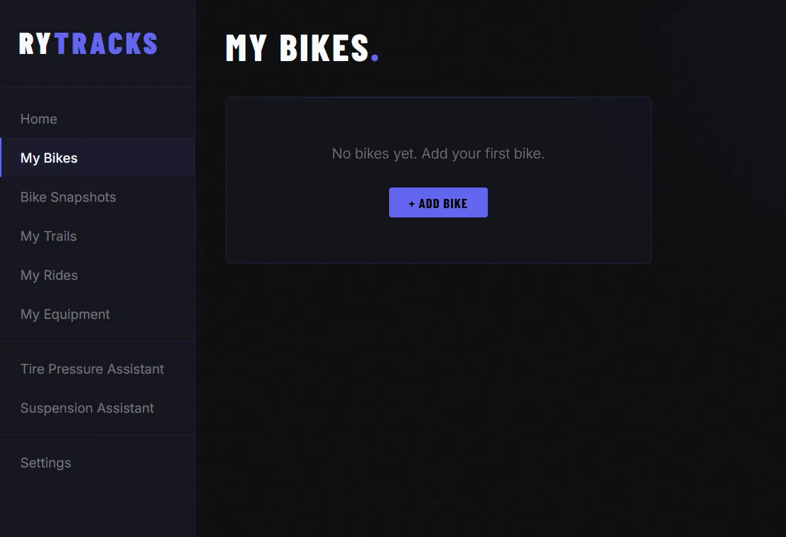 My Bikes overview