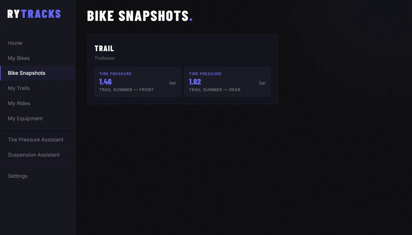 Select snapshot data